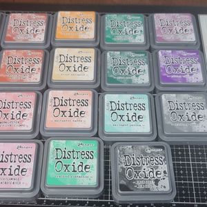 15 Tim Holtz Oxide Inks.